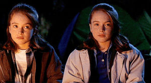 twins,pretty,the parent trap,girl,girls,hair,eyes,child