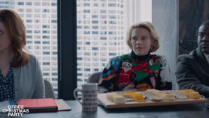 women,office christmas party,movie,thumbs up,kate mckinnon,you can do it