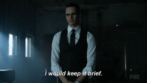 wrap it up,edward nygma,fox,gotham,mad city,cory michael smith,quicker,i thing this was the craziet scene