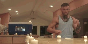 candle,conor mcgregor,ufc,training,ninja,fast,ufc 196,the notorious