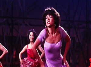 west side story,rita moreno,film,s,1960s,old hollywood,filmedit,musicals,natalie wood,1961,shaoran,that look kim gives him tho