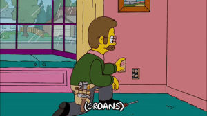 season 20,episode 12,shocked,ned flanders,upset,disappointed,20x12