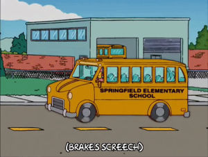 episode 19,school,season 17,bus,groundskeeper willie,17x19,brake