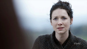 claire fraser,exasperated,caitriona balfe,outlander,unbelievable,tv,reaction,season 2,what,wow,really,unsure,starz,smh,are you serious,uncertain,not sure,02x08,not convinced,cant believe you
