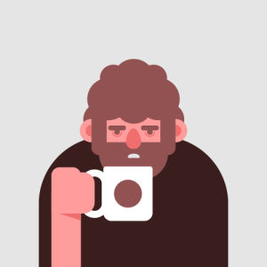 coffee,self portrait
