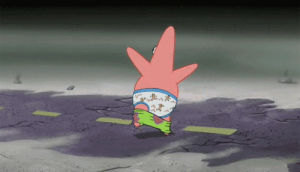 patrick,boom,spongebob squarepants,funny,sweet,run,star,street,pants,ddd