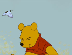 butterfly,cute,disney,winnie the pooh,bear,animals,butterfly kisses