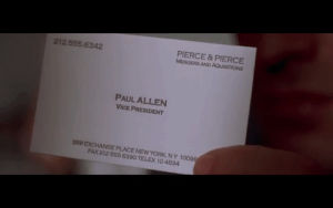 american psycho,subtle off white coloring,it even has a watermark,business card scene,christian bale,patrick bateman,the tasteful thickness of it