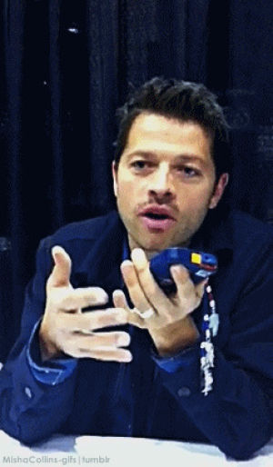 supernatural,perfect,misha collins,spn,misha,collins,awww,i hate you,life ruiner,oh you,its 1987 but cmon the 90s were real close,alne,recovefry,mullets everywheeeeereeeeee,30tvd