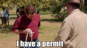 i can do what i want,permit,parks and recreation,ron swanson