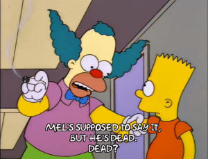 bart simpson,season 5,man,boy,talking,episode 12,krusty the clown,5x12