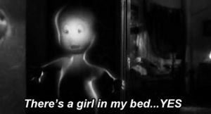 casper,girl,ghost,bed