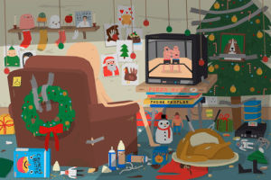 turkey,tv,animation,art,happy,christmas,illustration,man,creepy,boy,ufc,mma,xmas,chicken,holidays,santa,spooky,father,doodle,couch,merry,potato,pen,sofa,tool,toby,festive,goose,grinch,disturbing,cooke