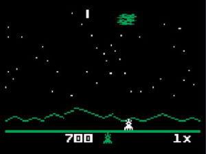 retrogaming,intellivision,astromash,80s,video game,console,1981,mattel