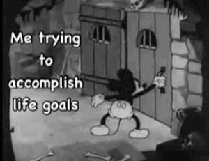 neverending,black and white,frustrated,mickey mouse,doors