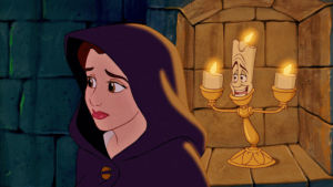 beauty and the beast,princess,candle,disney princess,disney,belle,classic disney,lumiere