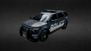 3d,3ds,police,pbr,van,animation,police car,car,ford,lowpoly,explorer,sketchfab,3dsmax,vechicle