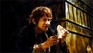 bilbo baggins,the hobbit,emma makes things,the desolation of smaug,hes like is this it i found it yes no,jp simon