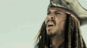 jack sparrow,run,johnny depp,johnny,pirates of the carribean,movie,in trouble