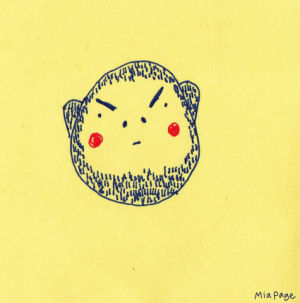 disappointment,disappointed,hand drawn,animation,angry,mad,upset,monkey,anger,gorilla,impatient,not happy,primate,mia page,anthropology