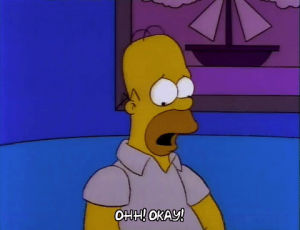 homer simpson,season 3,crying,scared,episode 8,painting,3x08