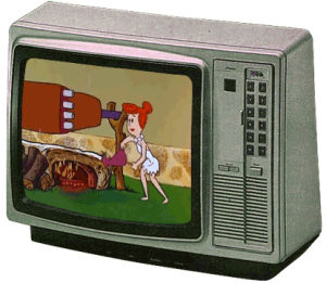 bbq,60s tv,the flintstones,wilma,dinosaur meat,cartoons comics