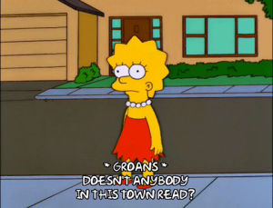 lisa simpson,wow,episode 22,season 10,come on,whats up,10x22