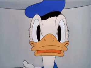 reaction,donald duck,40s,disney short,smirk,window cleaners,1940,animation,disney,vintage,cartoon,1940s,donald duck cartoon