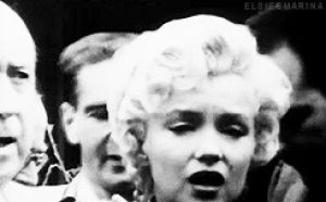 film,black and white,vintage,marilyn monroe,1950s,mm,old hollywood,1954,joe dimaggio,before shit went down for both of you,oh how they changed tho