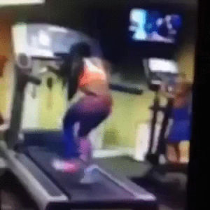 treadmill,girl,eaten