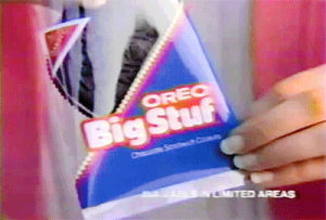 oreo big stuff,80s,oreo,food,retro,1980s,80s s,cookies,80s commercials,80s kids,80s food