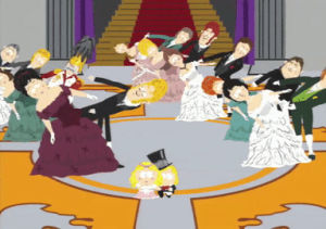 dancing,party,pip,gown,top hat