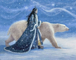 bear,arctic,snowy,landscape,friends,night,queen,white,circle,ben,inside,north,pole