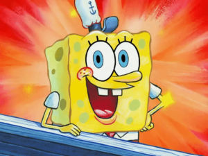 spongebob squarepants,winking,tentacle vision,episode 1,season 7,wink
