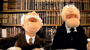 muppets,muppet show,statler and waldorf