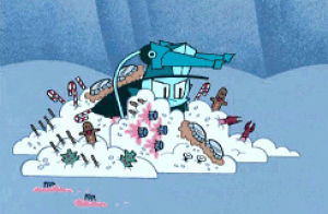 c jenny,2x01 a robot for all seasons,my life as a teenage robot,mlaatr,also i laughed at the choking hazards and baking batallion haha,i just thought this was super adorable,look at those reindeer theyre so precious