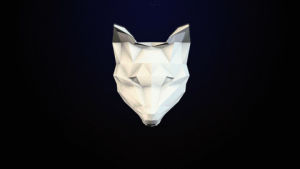 wolf,low poly,particles,experimental,fun,hair,beautiful,abstract,head,colorful,dream,mind,x particles,wolf head
