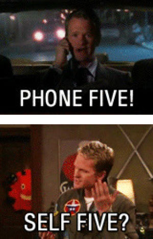 how i met your mother,barney stinson,self five