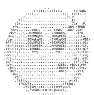 Smile ascii ASCII Text