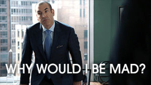 louis litt,rick hoffman,tv,angry,why,suits,suits usa