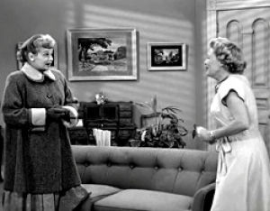 i love lucy,lucy,vintage,excited,classic,lucille ball,vivian vance,ethel