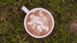 game of thrones,coffee art,elite daily