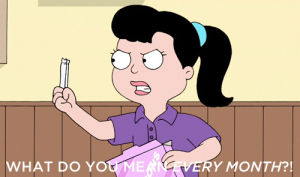 tampon,american dad,period,stan smith,funny,hilarious,hysterical,such a terrible scene to color,cartoons comics