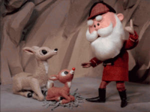 santa claus,television,vintage,christmas,santa,rudolph,tolerance,rudolph the red nosed reindeer,rankin bass
