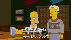 homer simpson,episode 21,beer,season 20,upset,drunk,tired,bart,20x21