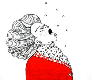 snow,illustration,positive,colorful,sketch,happy,girl,christmas,fun,new,winter,year,eater,flakes,masholand