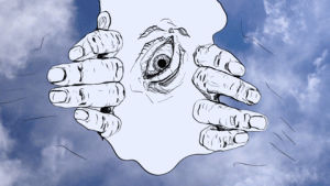 eye,nubes,i can see you,clouds,big brother,animation,nature,blue,god,sky,watch,power,hands,looking,mother,blink,see,stalker,watching you,eye in the sky