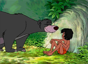 baloo,disney,the jungle book,mowgli