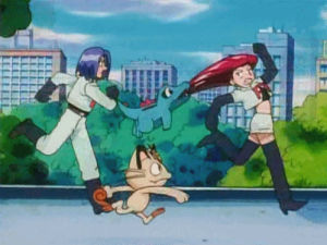 pokemon,totodile,team rocket,anime,meowth,s03e01