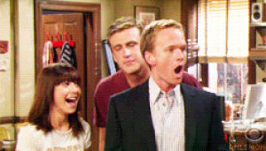 tv,shocked,how i met your mother,barney stinson,lily aldrin,lily himym,seau